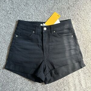 NWT H&M high waist denim shorts